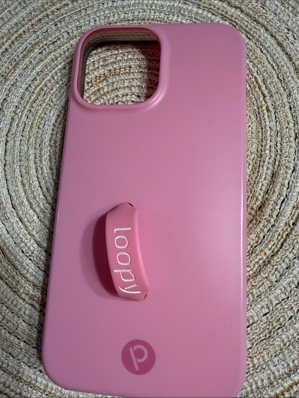 Bubblegum pink Loopy case iPhone 13 pro max
